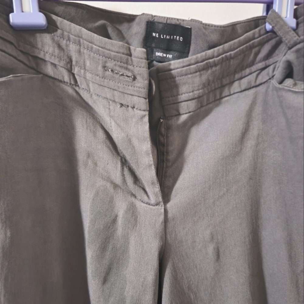 * Size 10 The Limited Drew Fit Grey Dress Pants